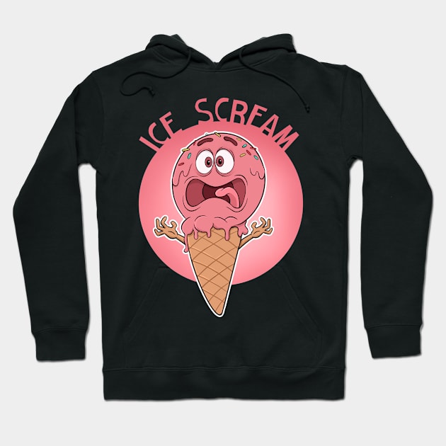 Ice Scream Shirt Design, I love Icecream Hoodie by GAMAS Threads